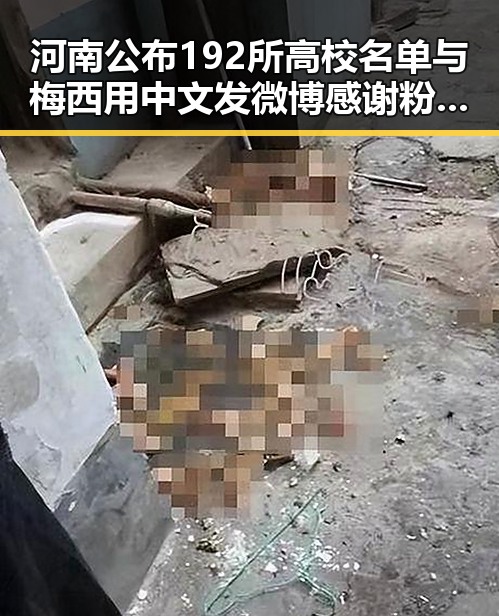 河南公布192所高校名单与梅西用中文发微博感谢粉丝引发热议