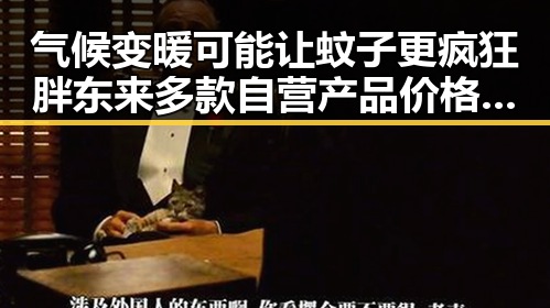 气候变暖可能让蚊子更疯狂胖东来多款自营产品价格下调引发关注